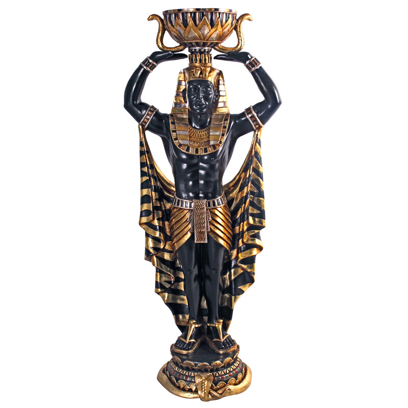 Cleopatra's Nubian Guard Large-Scale Statue