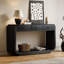 Console de style antique avec 3 tiroirs de rangement, table d'entrée pour vestibule, couloir, salon-2058569676
