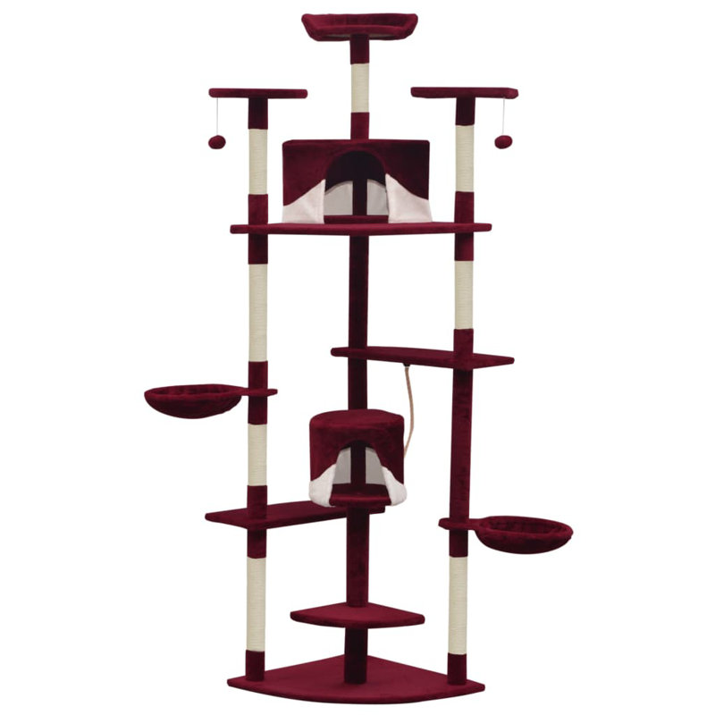 Alta 203cm H Cat Tree, Red