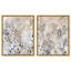 Ensemble de décorations murales bleues gracieuses à imprimé acrylique par Art Remedy, cadre blanc, 20 x 24-1842694885-1842694888