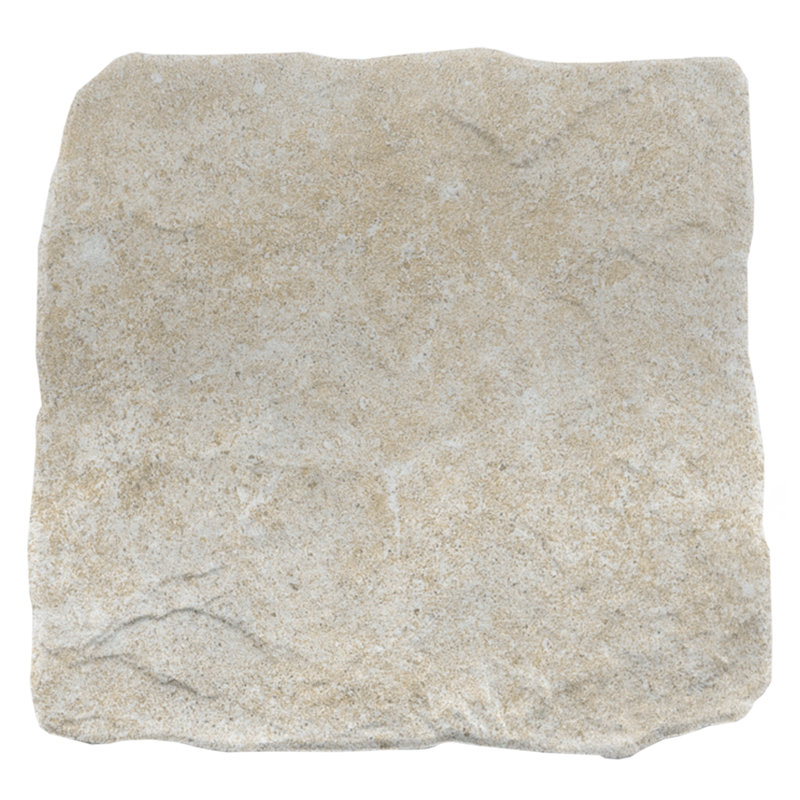 Country 5.88 in. x 5.88 in. Glazed Porcelain Tile, Tan/Gray