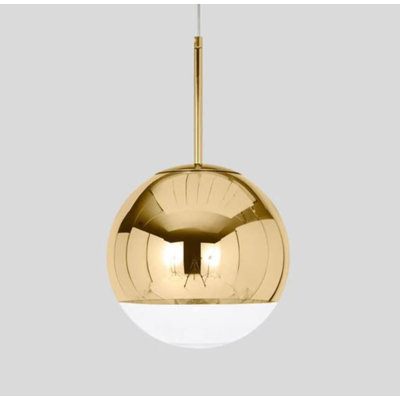 Luminaire suspendu sphère en verre Karim