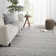 Hand Knotted Wool Floral Area Rug in Gray