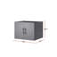 Meuble-lavabo gris foncé 24 po X P 22 po D-117843816