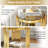 19.69" Round End Table, Two-Tier Tempered Glass And Irregular Cylindrical Stainless Steel Frame-884746595-884746590
