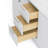 Elizabeth Carrara White Marble Countertop Bath Vanity with Mirror-298974813-468155605