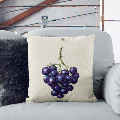 Bunch Of Grapes Square Throw Cushion