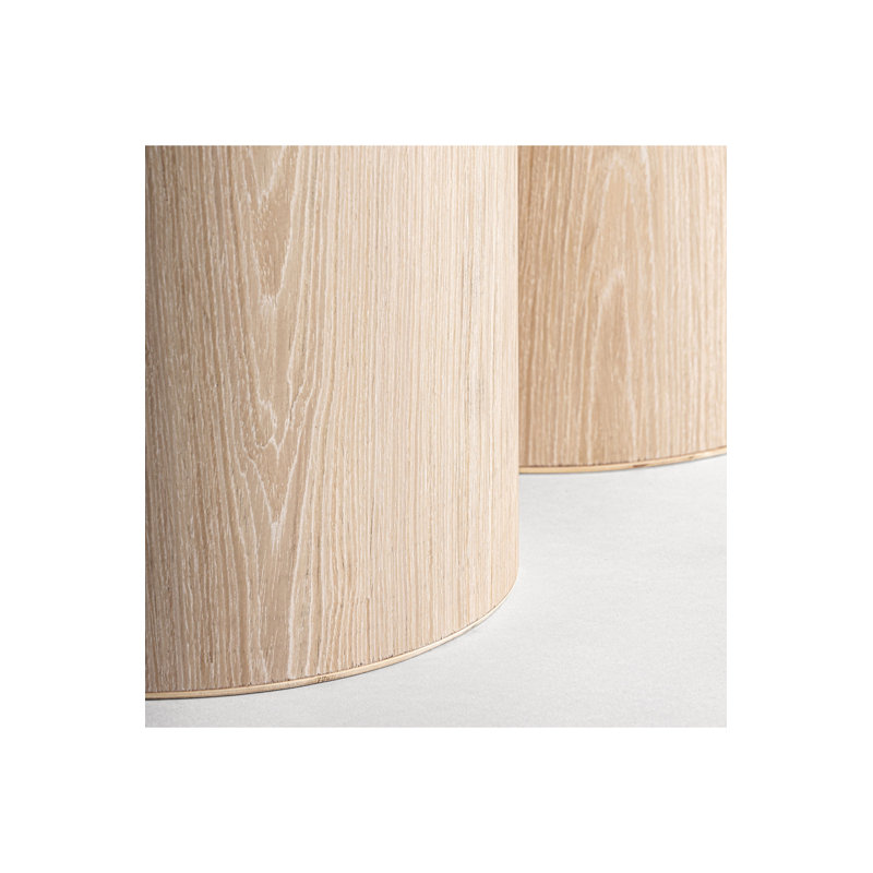 Prayssac Oak Round Solid Wood Dining Table