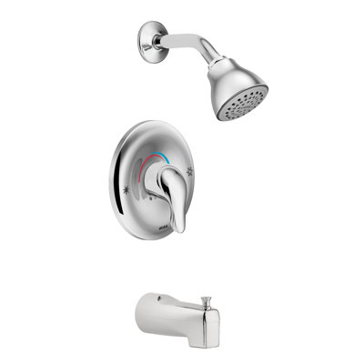 Chateau Tub and Shower Faucet with Lever Handle and Posi-Temp
