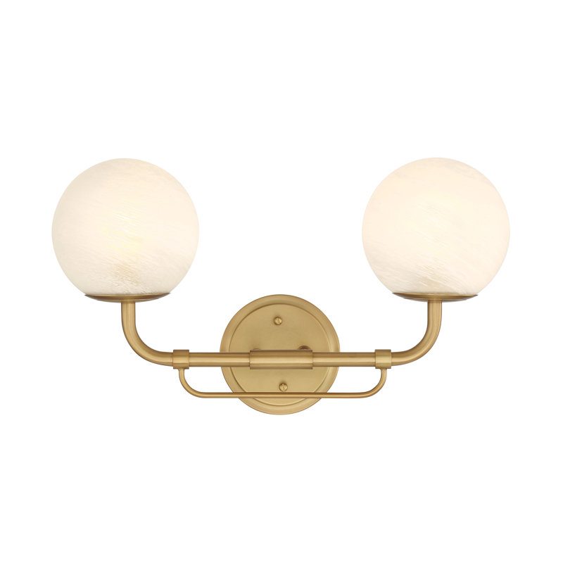 Whitehall 18-inch 2-Light Vanity, Brass