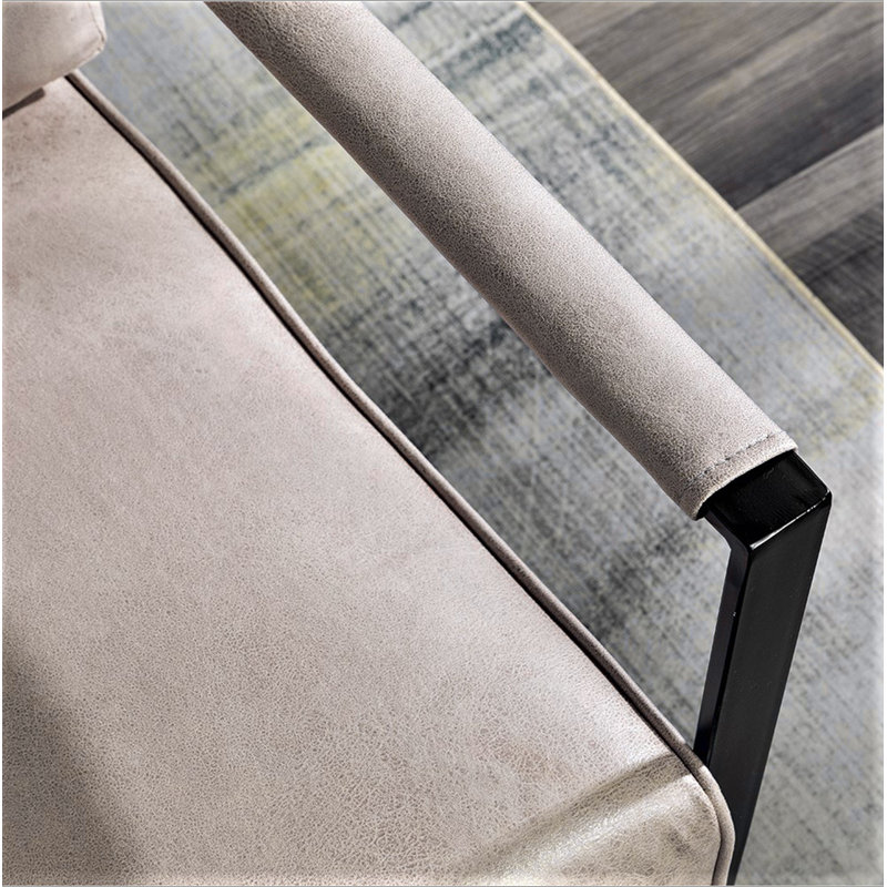 Chaise d'appoint Direct Classic Mid Century Modern, Chameau clair