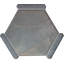 Carreaux de porcelaine hexagonale Oxido Avant Slate - Carreaux de sol et muraux de designer de 8,66 po x 9,84 po | Finition moderne pierre et bois