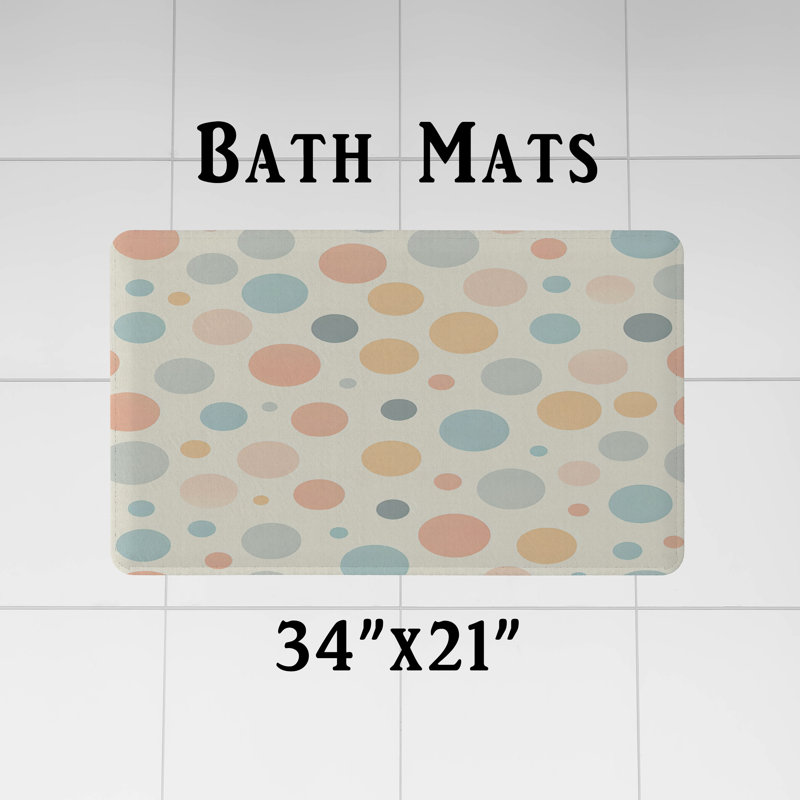 Rideau de douche avec tapis de bain, H 83 po x l 70 po