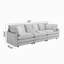 Canapé modulaire modulaire avec sièges profonds et quatre coussins, idéal pour le salon, la chambre à coucher et un appartement, offrant confort et polyvalence-12356793-12356799