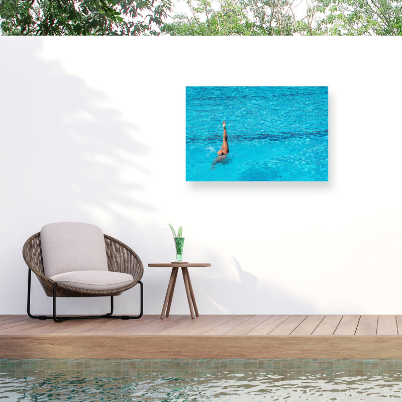 Pratique de la nage synchronisée sur toile, H 16 po x l 24 po