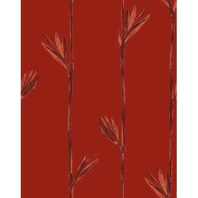 Rouleau de papier peint L 33 pi x l 20,5 po Birds of Paradise