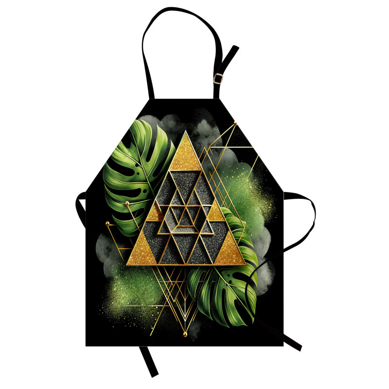 Geometric Bib Apron
