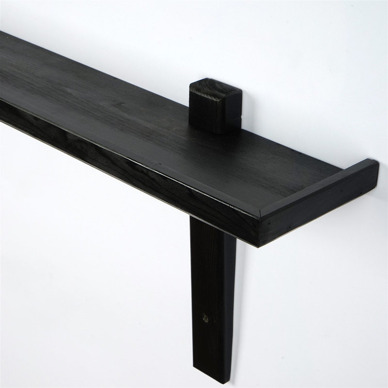 Solid Wood Picture Ledge Wall Shelf