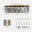 3‑Light Smoky Crystal Bathroom Vanity Light