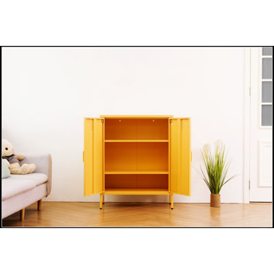Durable Multi-Functional Metal Storage Cabinet with Robust Steel Construction and Ample Space for Organizing Essentials