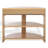 Christy Reeded Half Moon Console Table-1127455183