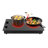OUKANING 2100W Electric Double-burner Ceramic Electric Cooktop with Knob Control
