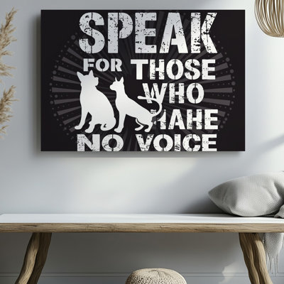 Canvas A Striking Black T Shirt Design Showcases A Prominent Stylized Wall Art Silhouette Of A Dog Standing Proudly Next To A Playful Canvas Wall Art