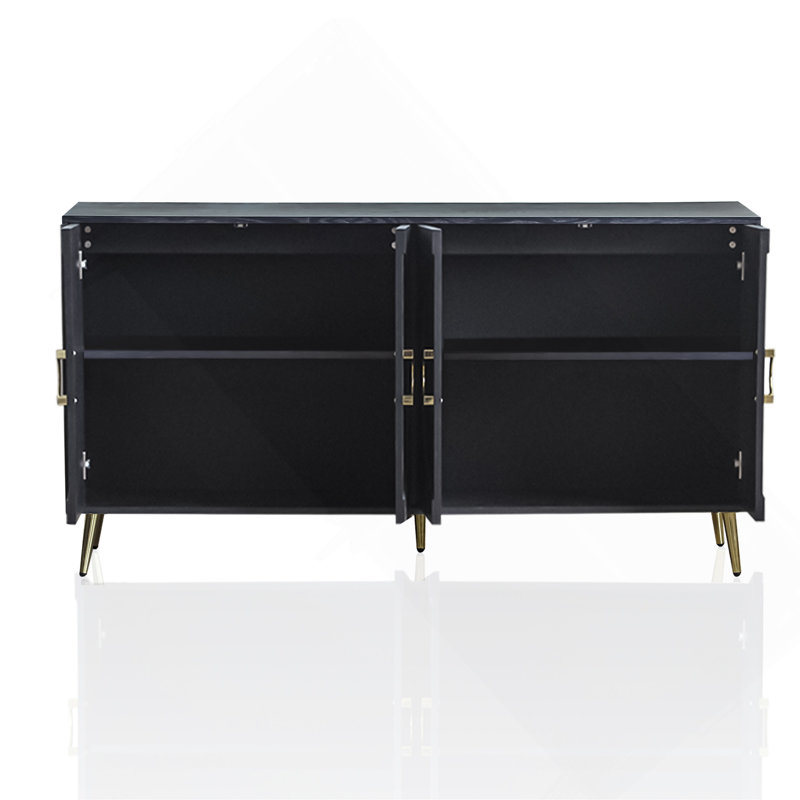 Nishawn 59.84'' Sideboard, Distressed Black