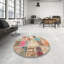 Tapis patchwork bleu / gris / rose-913936494