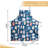 Maison d'Hermine Let's Bake 100% Cotton Everyday Apron - 27.5" x 31.5"