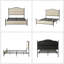 Lit plateforme tapissier Alaja-1405503724