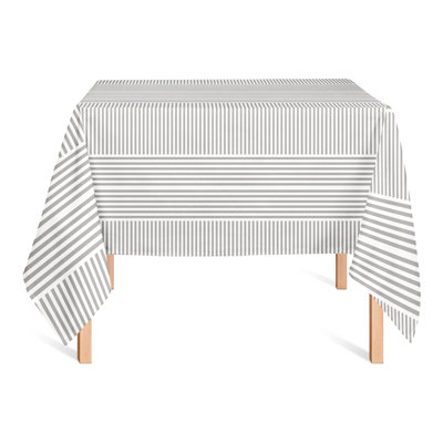 Shameka Striped Square Tablecloth