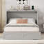 Lit escamotable Murphy avec tiroir et ensemble de prises et ports USB, structure de poulie-107507787-107507788