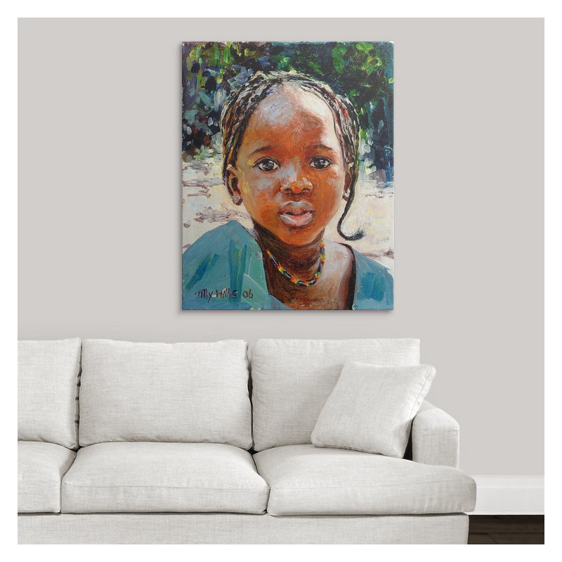 «Driston Sokoro, 2006» par Tilly Willis, reproduction d'art, H 48 po x l 38 po x P 1,5 po, Toile
