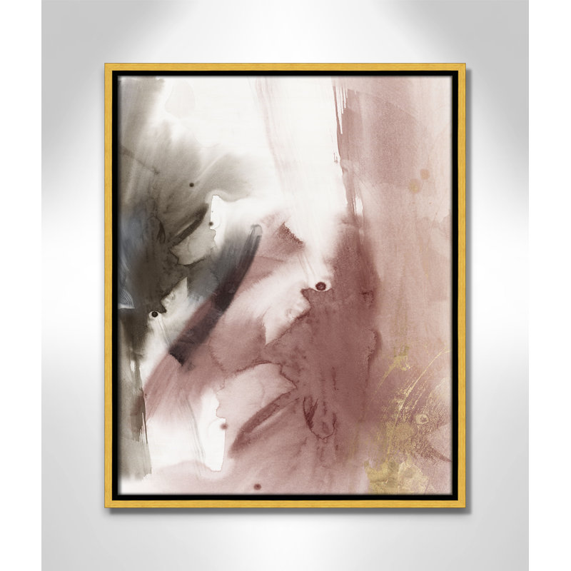Impression stratifiée II par Casa Fine Arts, Or, H 21,5 po x l 17,5 po