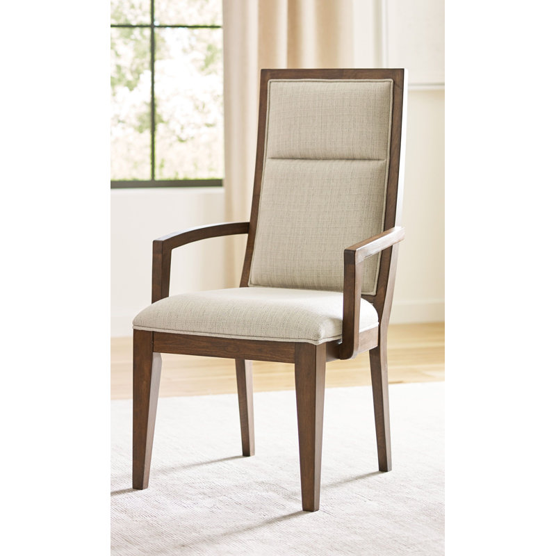 Chaise avec accoudoirs rembourrée Keithon