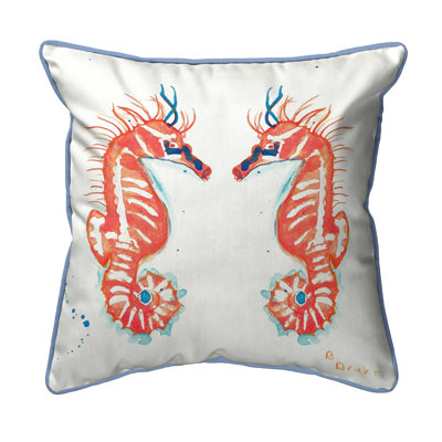 Coussin décoratif intérieur / extérieur Coral Sea Horses