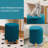Ozite Velvet Ottoman-144351607