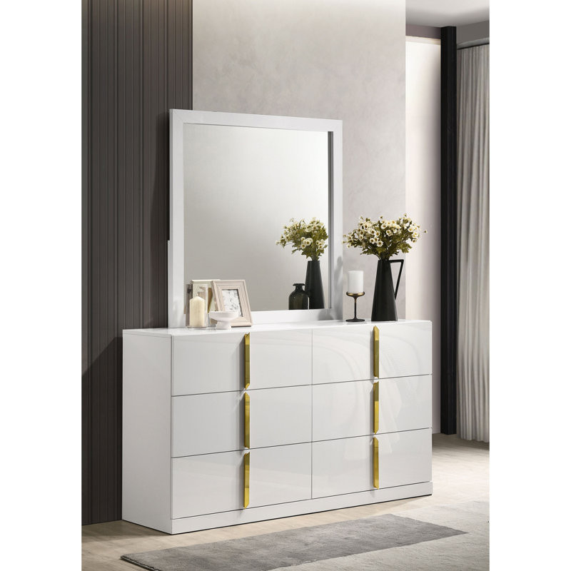 Commode 6 tiroirs Lauryn