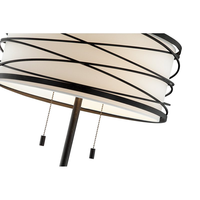 Hockett 61'' Dark Bronze Traditional Floor Lamp