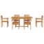 Rectangular 7 - Piece 6 - Person 150Cm L Outdoor Table Set