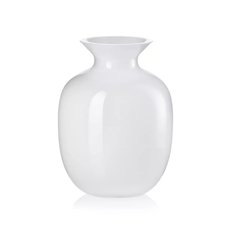 Rialto Vase, 9.4" H x 7.1" W x 7.1" D, Gray