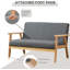 Maynardville 2 Seater Linen Sofa
