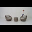 Premium All-Weather Wicker 2 - Person Patio Conversation Sets with Cushions
