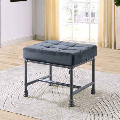 Gris, siège en mousse D20, tuyau d'eau industriel, décoratif pour le salon avec coussins de siège et de dossier à mémoire de forme, coussin décoratif, style de tuyau industriel