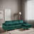 Seph Velvet Sectional-522432565