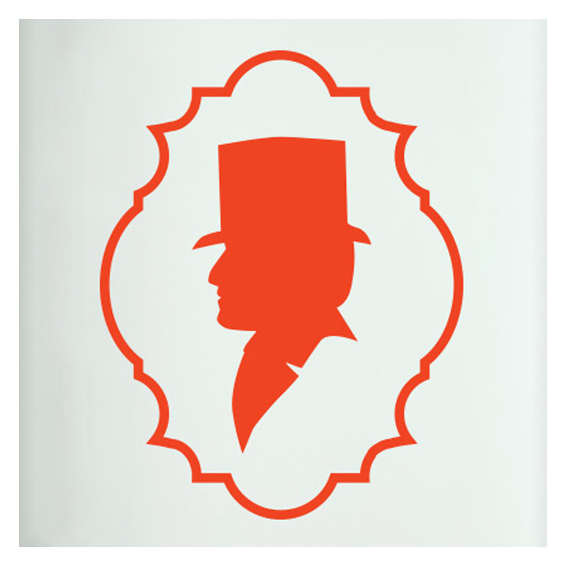 Wall Decal, Orange