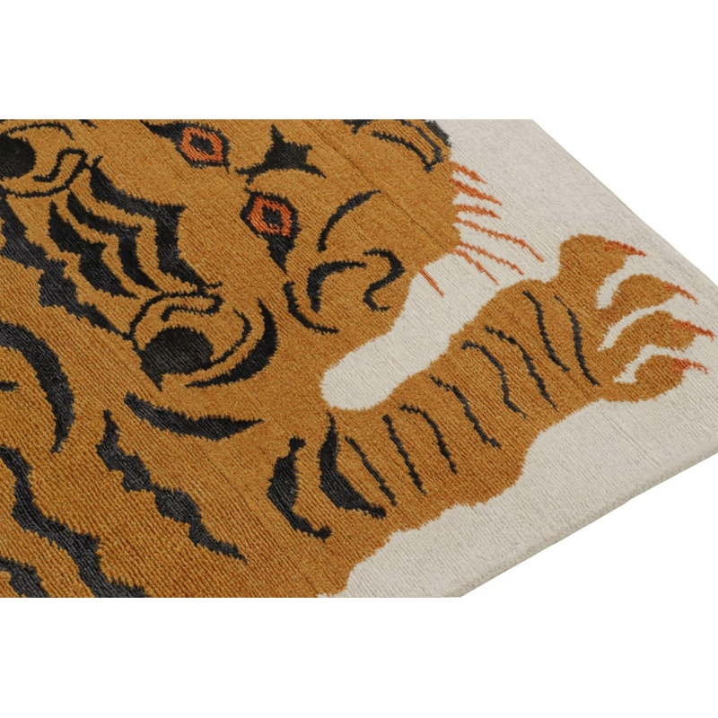 Handmade Silk and Wool Area Rug