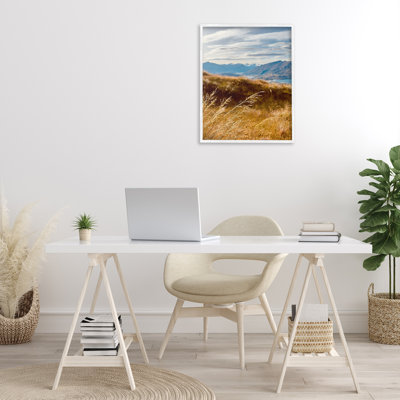 Windblown Mountain Region Framed Giclee Art by Kali Wilson