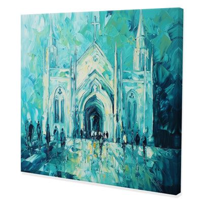 Église cathédrale en Irlande II - salon d'art mural spirituel